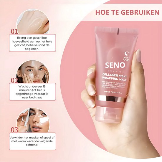 Koreaans Bio-Collageen Masker + Kwast