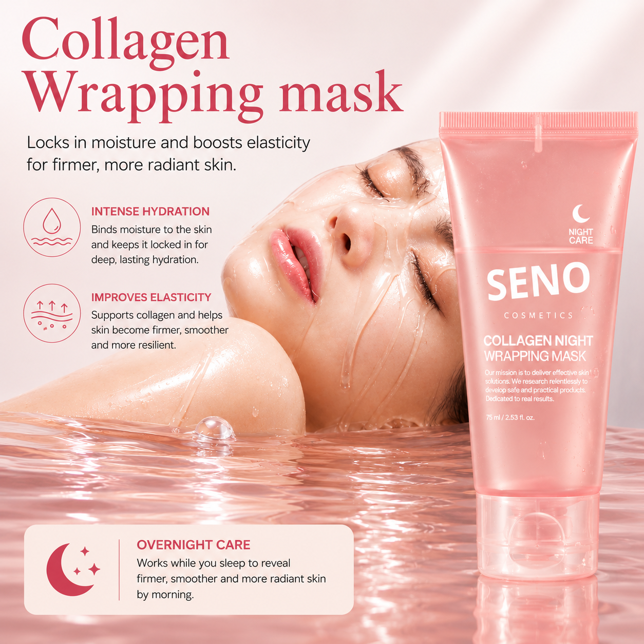 SENO - Korean Bio-Collagen Mask + Brush